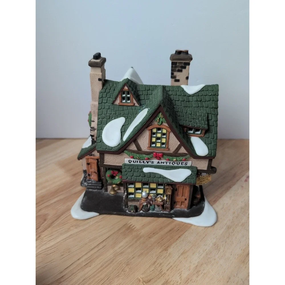 Department 56 Quilly's Antiques Dickens' Village Series Lighted House #58348